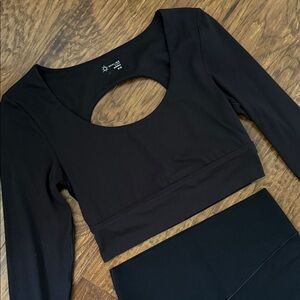 Aerie Cutout Long Sleeve Top